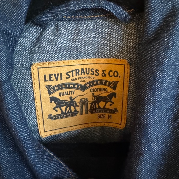 LEVI'S Jeans Straight Leg Coverall - Size Small - Picture 5 of 9
